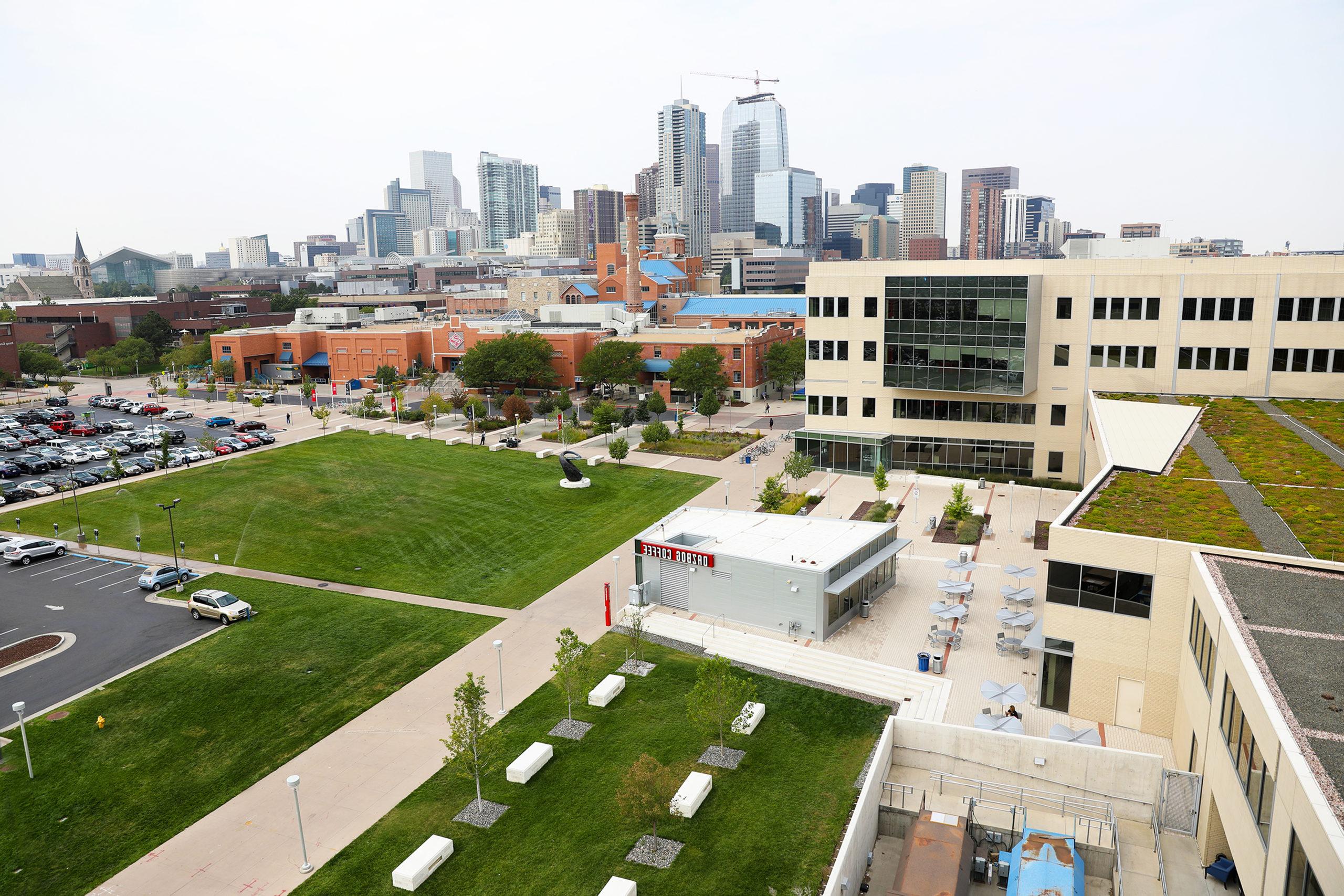 Campus from atop AES to downtown